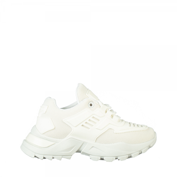 Παιδικά αθλητικά παπούτσια Mina λευκό, 2 - Kalapod.gr